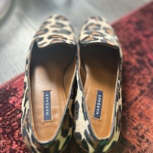 Margaux Leopard Print Handmade Italian Flats